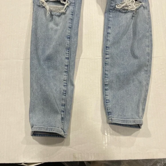 AMERICAN EAGLE DISTRESSED HIGH RISE JEGGIN 8 LONG - Picture 8 of 16